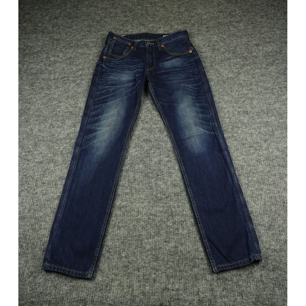 Levis 511 Jeans Mens 30X32 Blue Denim Special Edition 1873 Beige Label Cotton